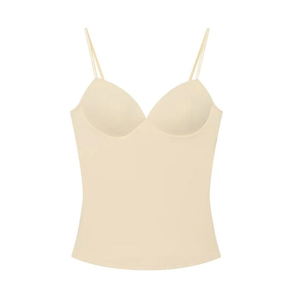 MUJER Sexy Corset Crop Top Woman Camisole Backless Short Tops for Women Sleeveless Bustier Tops Women Straps Tube Top Female