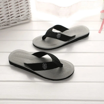 Flip-Flops For Men 2024 Summer Anti-Skid Breathable Home Outdoor Comfortable Slippers Daily Casual Men Flip-Flops Beach Slippers