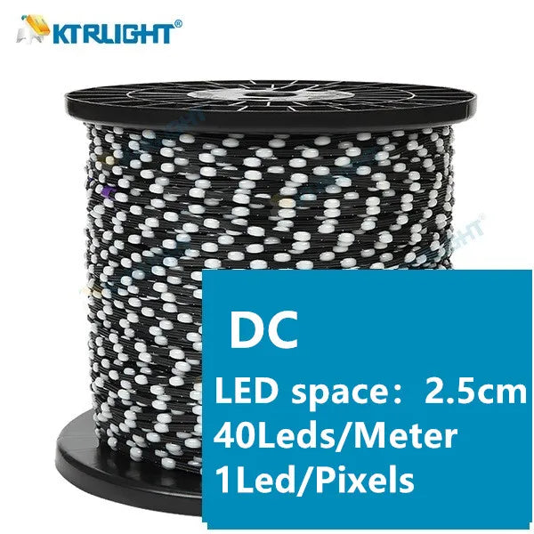 3pin DC5V/12V black LED pixel light string WS2811 RGB programmable light string holiday atmosphere light Christmas light string