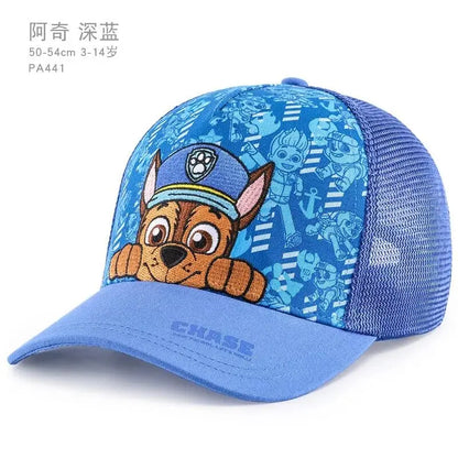 Genuine Paw Patrol Kids Baseball Cap Embroidery Children Girls Boys Sun Hat Spring Summer Outdoor Adjustable Visor Baby Cap