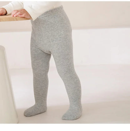 Autumn Baby Leggings Bow Knitted Baby Pantyhose Solid Color Children Pantyhose Toddler Kids Stockings For Boys And Girls