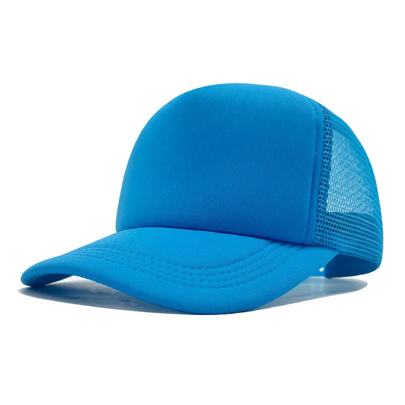 Customized Printed Logo Unisex Cap Casual Plain  Baseball Cap Adjustable Snapback Hats Hip Hop Trucker Cap