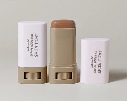 Skin Tint Stick Waterproof Nourishing Solid Tinted Serum Foundation Skin Tint Balm Face Tinted Face Contour Stick Makeup