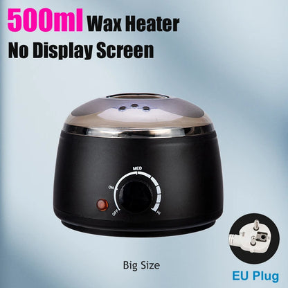 500ml Big Size Wax Heater Machine for Hair Removal Wax Beans Warmer with Digital Display Screen Depilatory Wax-melting Pot