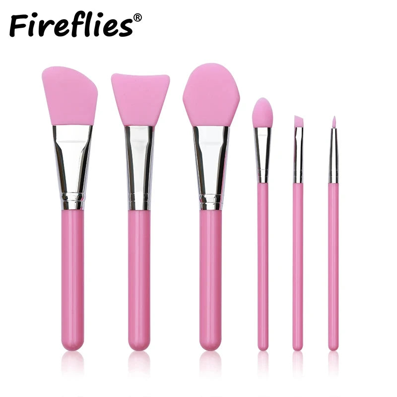 Silicone Facial Mask Brush Soft Head with Scraper Integrated Dual-use Mud Film Brush DIY Film Adjusting Beauty Tool Beauty