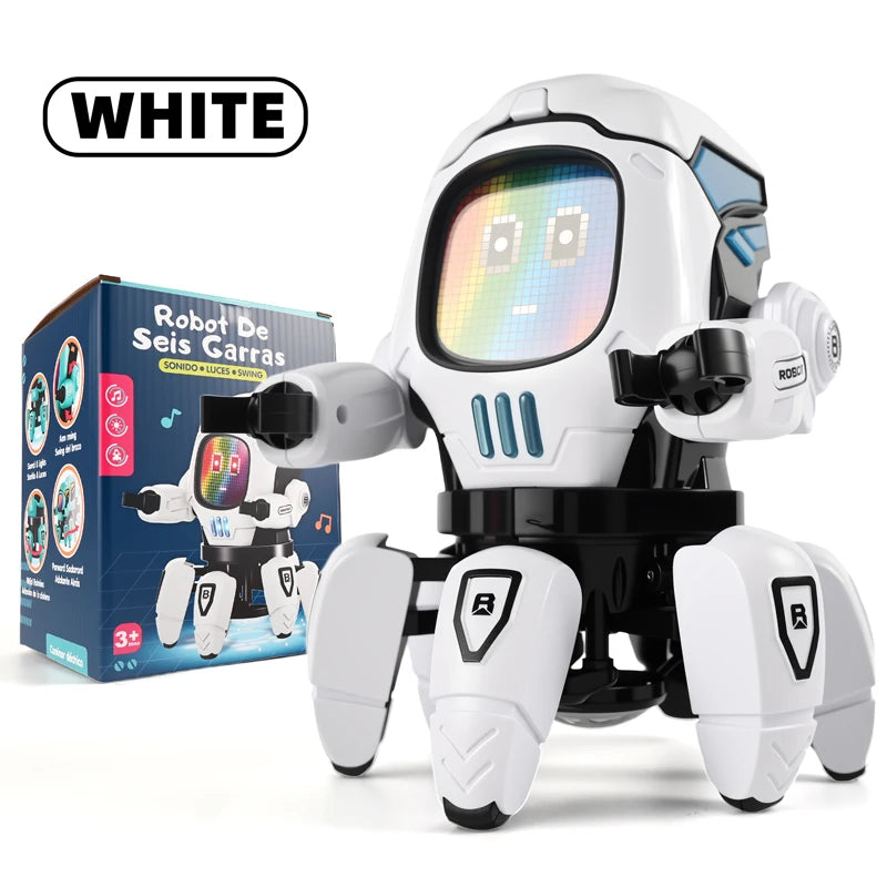 Electric Dancing Duck Robot Toy Duck Interactive Dancing Music Machine Duck With Flashing Lights Early Educational For Baby Kids