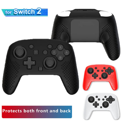 Silicone Case Cover For Nintendo Switch 2 Pro Controller Gamepad Soft Protective Shell Grip Cover Anti-Slip for NS2 Accessories