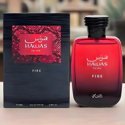 100ML RASASI Hawas For Men - Eau de Parfum Long Lasting Signature Premium Arabian Daily Elegance Refreshing Luxurious Masculine