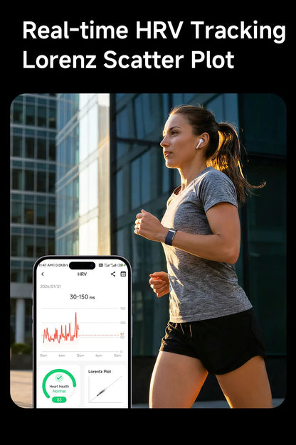 VWAR Loop Life Fitness Tracker ECG+PPG SpO2 Sport Smart Bracelet Heart Rate Blood Pressure Monitor Pedometer Smartwatch Band