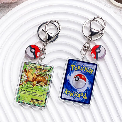 Pokémon Characters Pikachu Bulbasaur Jigglypuff Acrylic Keychain Bag Charms Accessories Backpack Pendant Key Holder Friend Gifts
