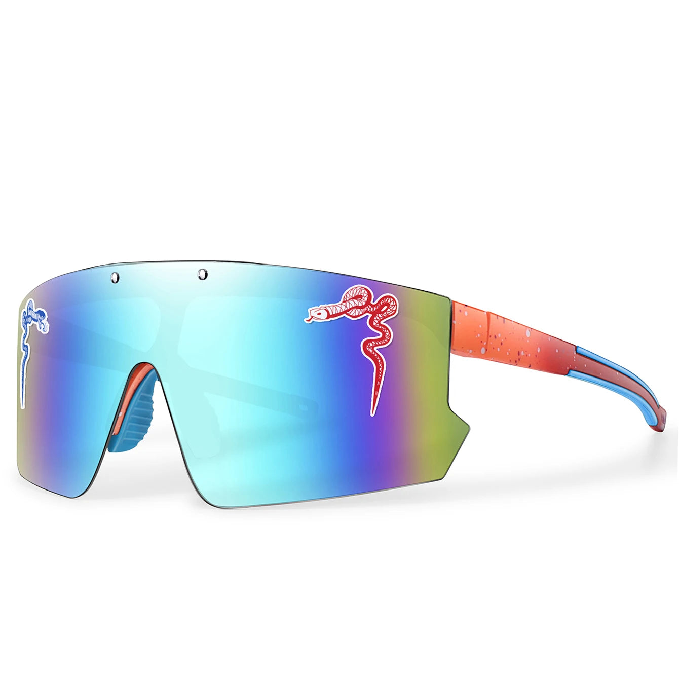 Fashion Shades Windproof Sports Flip On Eyewear UV400 MTB Goggles for Outdoor Cycling Running Unisex Party Sunglasses