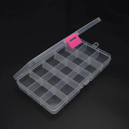 6–32 Compartment Plastic Storage Organizer Box for Beads, Jewelry & Craft Supplies
