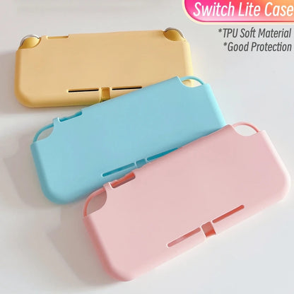 Pure Color Case For Nintendo Switch Lite Game Console TPU Soft Cover Case for NS Switch Lite Shell Good Protection Washable