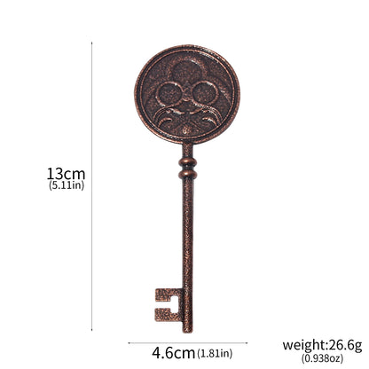 Residents Evils Remake RPD Keys Set Raccoon Police Department Square Plum Heart logo Keychain Cosplay Costume Accessories Gift