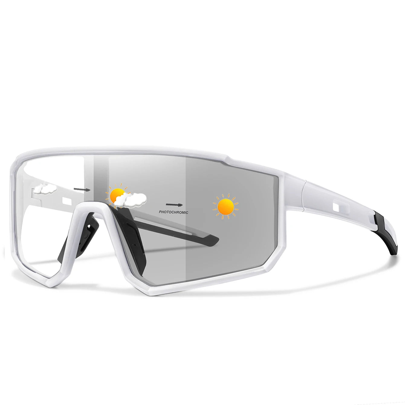 Fashion Brand Men Women Bicycle Photochromic Eyewear MTB Bike Fishing Running Cycling Sports Sunlasses Comfortable Goggles
