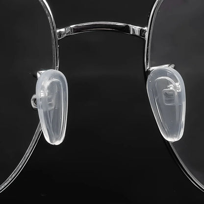 Eyeglasses Nose Pads with Screwdriver DIY Soft Silicone Air Chamber Glasses Replacement Repair Tools Anti-slip Nose Pad Screw