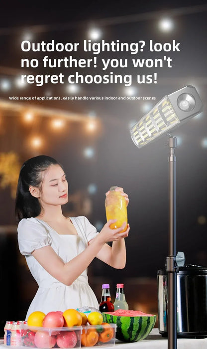【High Power Magnetic LED Light Bar】2026 New Portable USB Rechargeable Work Light 3 Modes IP66 Waterproof Emergency Power Bank