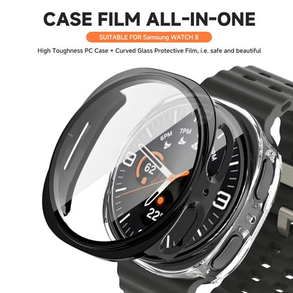 Glass+case For Samsung Galaxy watch 8 40mm 44mm scratch-resistant full-coverage screen protector For Samsung Galaxy watch8 Cover