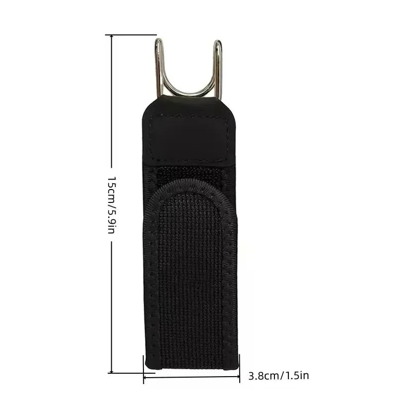 Adjustable Elastic Waistband Buckle with Magic Tape & Metal Hooks