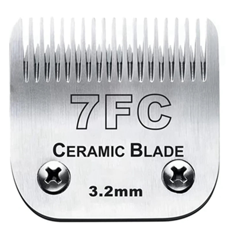 Detachable Pet Dog Cat Grooming Clipper Ceramic Blade Compatible with Most Andis，Oster A5，Wahl KM10 Series Animals Clippers