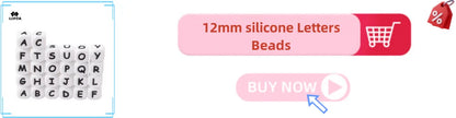 LOFCA 12mm 100pcs Silicone Beads Round Teether Baby Nursing Necklace Pacifier Clip Oral Care BPA Free Food Grade Colorful