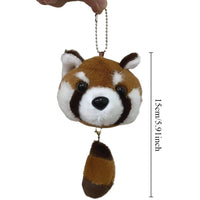 Panda head keychain