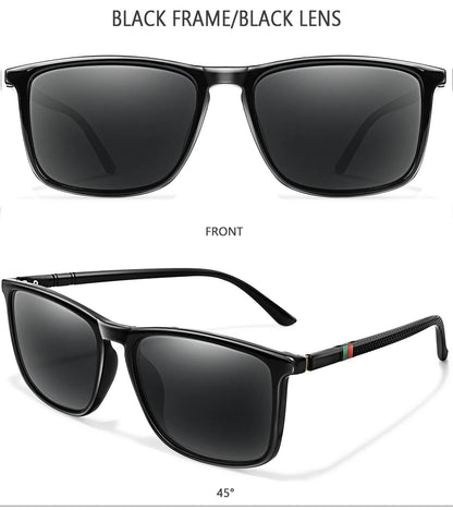 Men Women Fashion Cycling Sun Glasses  Travel Driving Fishing Male Eyewear UV400 Luxury Square Vintage Polarized Sunglasses