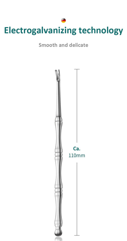 High Quality Cuticle Remover Dead Skin Pusher Surgical Grade Stainless Steel Nail Art Manicure Tool Scraper Nail Cleaner Trimmer