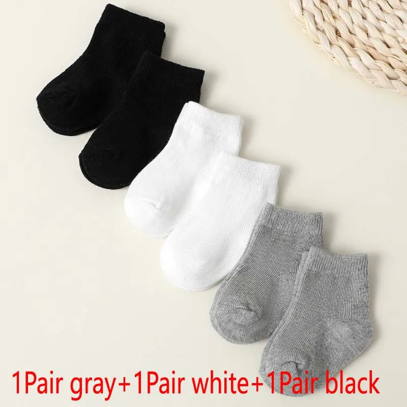 3Pair/lot new autumn and winter baby thick warm socks