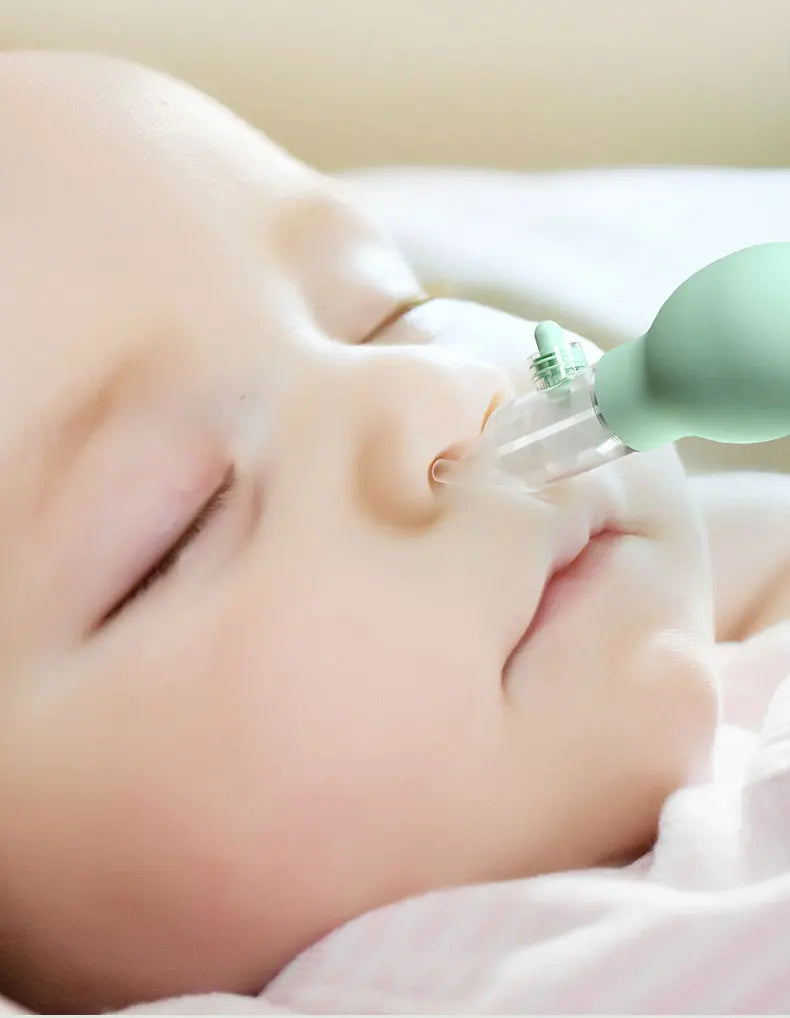 Soft Nasal Aspirator for Baby Anti-back Flow Nose Sucker New Born Vacuum Nose Cleaner Silicone Baby Safety Care Diagnostic-tool