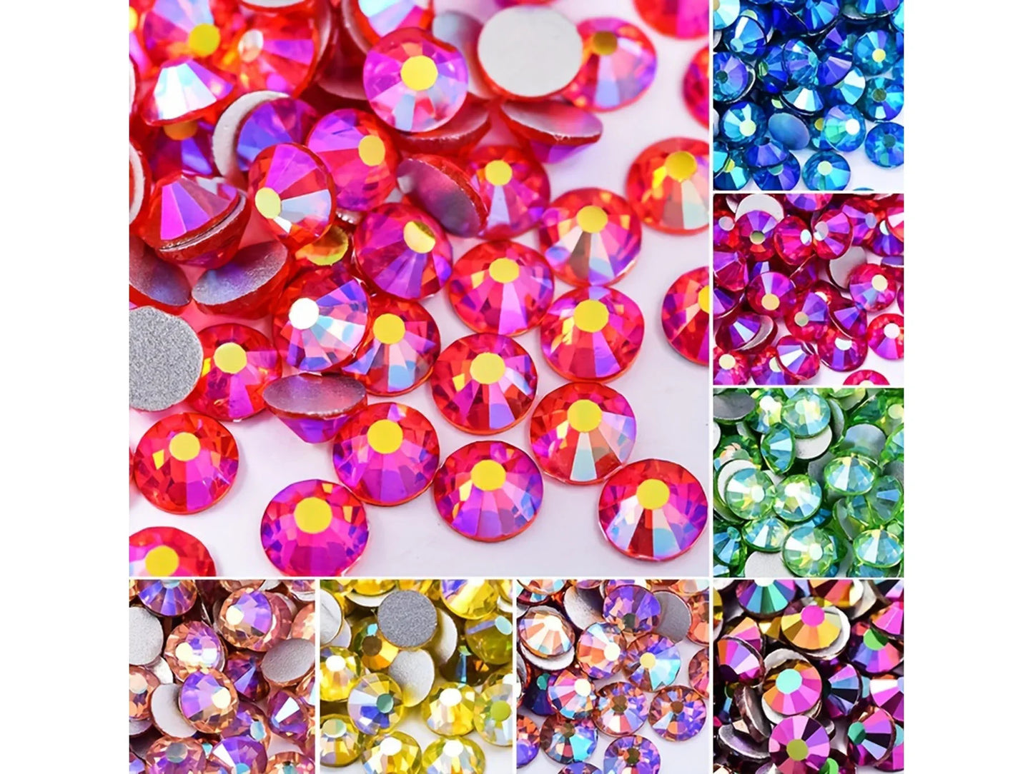 Tooth Jewelry Kit DIY Teeth Gems Kit With Glues & Light Teeth Clear Precious Stone Jewelry Decoration Glittering Tooth Gem Kit