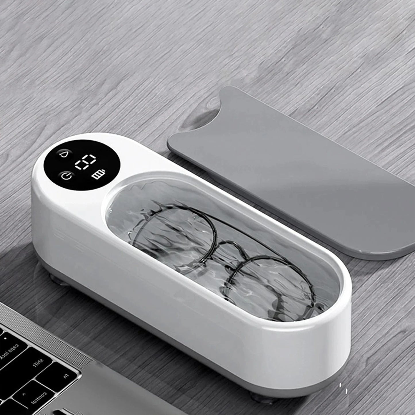 Viewring High-Frequency Glasses Cleaner - 1pc Wireless Multi-Purpose Cleaning Machine for Eyewear & Accessories