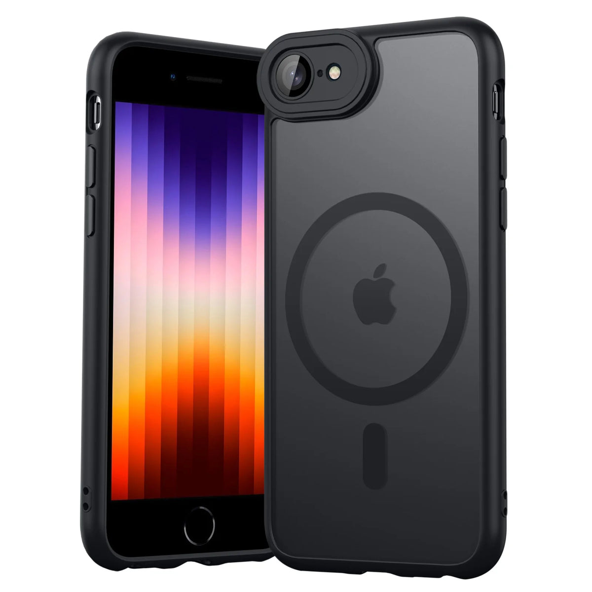 Luxury Magnetic Matte Translucent Armor Shockproof Case For iPhone 7/8/SE 2/SE 3 For Magsafe Wireless Charge Cover