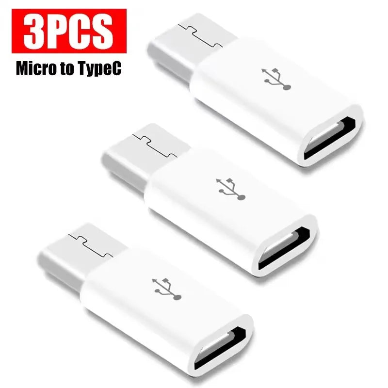 USB Type-C Adapter Type C To Micro USB Female To Male Converters For Xiaomi Samsung Charger Data Cable USBC USB C Adapter