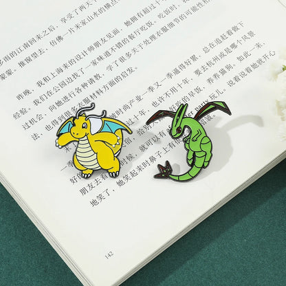 Pokemon Pikachu Game Console Enamel Pins Badges Brooches Japanese Anime Squirtle Funny Punk Denim Jacket Badge Lapel Pin Friend