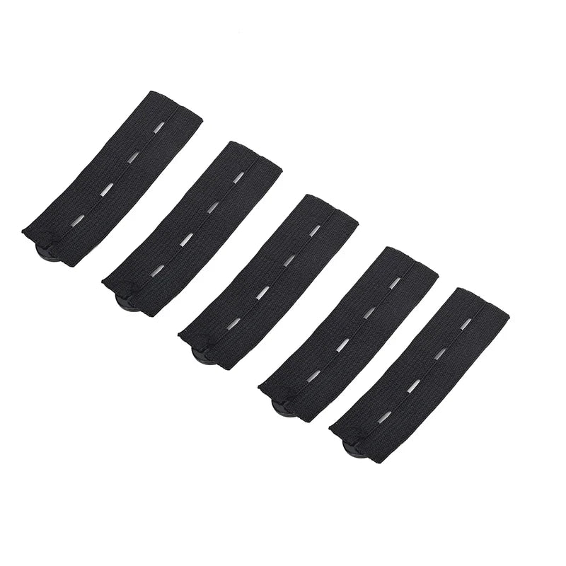 5pcs Pant Extender Belt Unisex Waist Band Tight Trousers Jeans Skirts Maternity Button Hooks Garment DIY Sewing Supplies