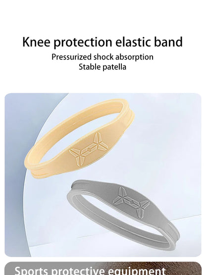 Basketball Kneepad Breathable Silicone Shock-Absorbing Sports Fitness Knee Protector Patella Belt Fixed Patellar Support