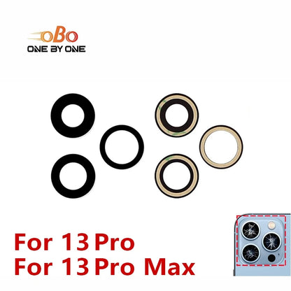 Back Rear Camera Lens Glass For iPhone 13 14 15 16 PLUS PRO MAX MINI Lens Glass with Pre-installed Adhesive Replacement