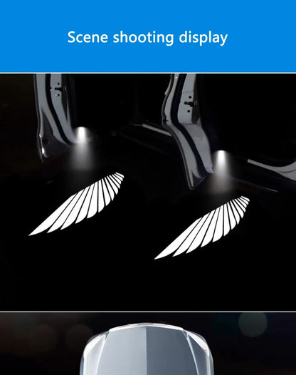 Wireless HD Laser Car Door Projector - 2/4pcs, Auto Accessory, No Wiring Required, Battery-Powered,  for Easy Night Entry