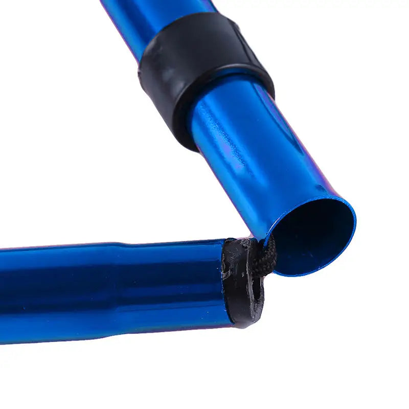 Telescopic Walking Stick Outdoor Hiking Trekking Poles Aluminum Alloy Metal Folding Cane Crutches Pole For Elderly People
