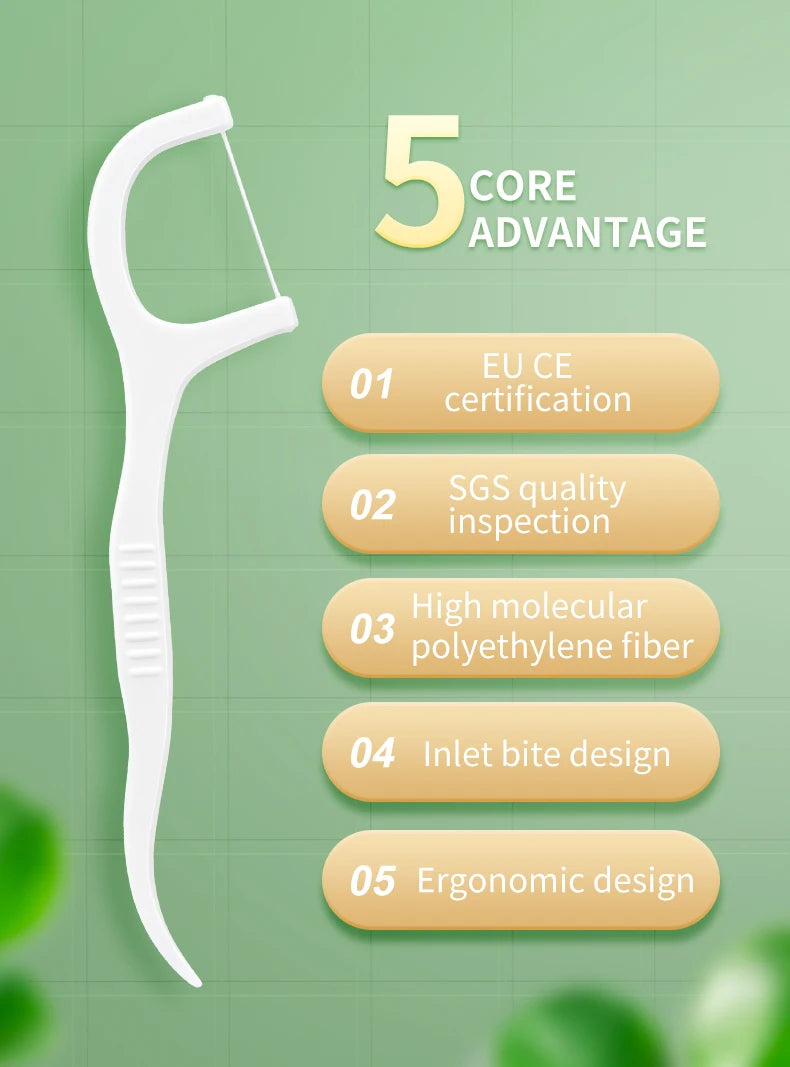 50/150/300/600/1000 PCS dental floss sticks oral care tools