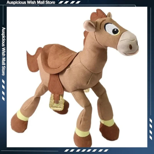 New Cartoon Horse Stuffed Plush Doll 25cm Cute Animal Soft Plush Toy Desktop Ornament Perfect Birthday Holiday Gift For Girls