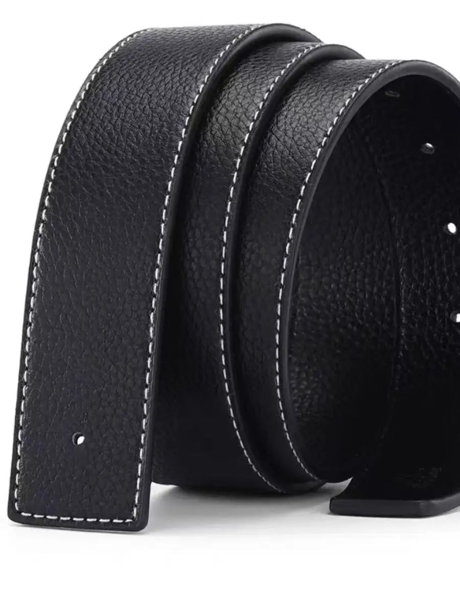 NEW Luxury Brand Belts Men High Quality Pin Buckle Male Strap Fashion Genuine Leather Waistband Without Buckle 3.8cm Ceinture