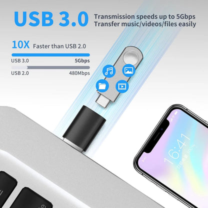 5Gbps USB 3.0 OTG USB-C Converter Type C Male to USBA Female Charging Data Adapter for Macbook Air Pro Air Huawei Xiaomi Samsung