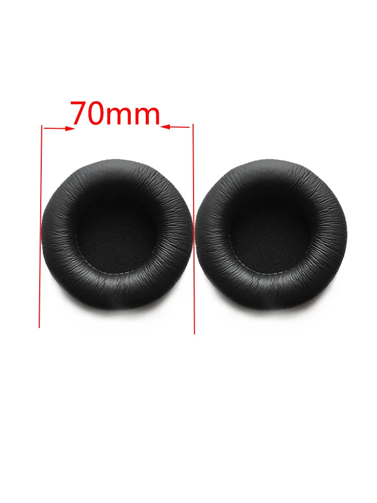 Ear Pads For Headphones Wrinkled Frog Skin Pad Headphone Sponge Leather Foam Covers Cushion Replacement For Headset Accessories