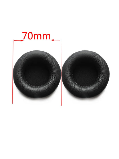 Ear Pads For Headphones Wrinkled Frog Skin Pad Headphone Sponge Leather Foam Covers Cushion Replacement For Headset Accessories