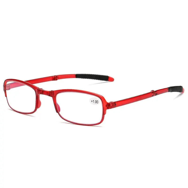 Folding Reading Glasses with Case Anti Blue Light Eyeglasses Presbyopia Retro Unisex Pocket Glasses Portable Glasses Men Women