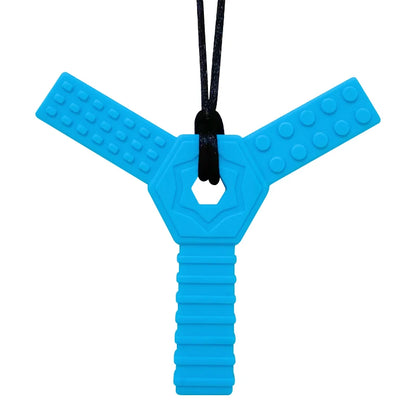 1pcs Silicone Teether Kids Chew Necklace Sensory Chewy Pendant Oral Motor Toys Therapy Tools for Autism Children's Goods