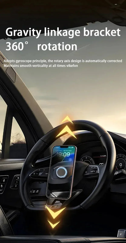 Magnetic Car Phone Holder Mount Without Gravity Mobile Cell GPS Magnet Suction Support In Car Bracket for iPhone Samsung Stand