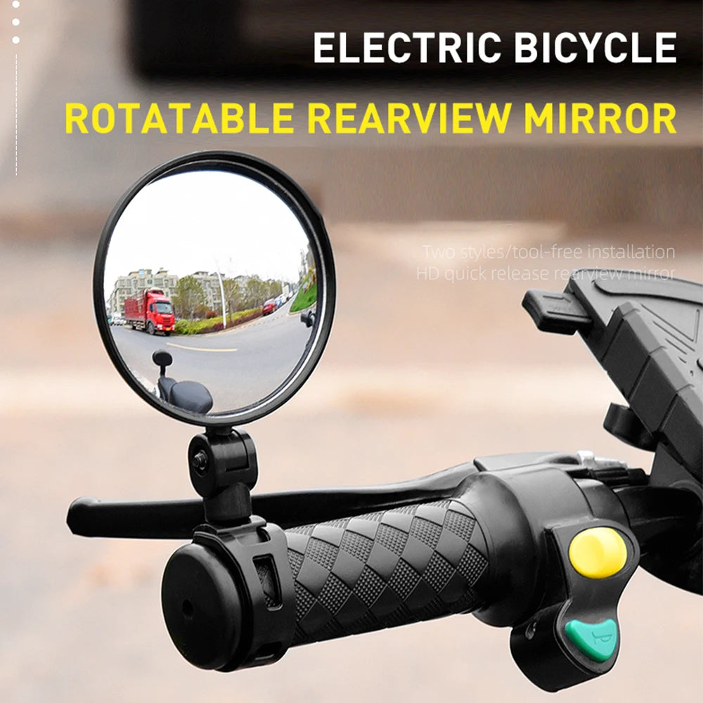 1pc Electric Scooter Rearview Mirror Rear View 360°Rotatable Mini Mirror for Xiaomi M365 M365 Pro Child Bike Scooter Accessories